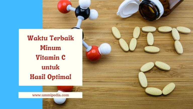 waktu terbaik minum vitamin C